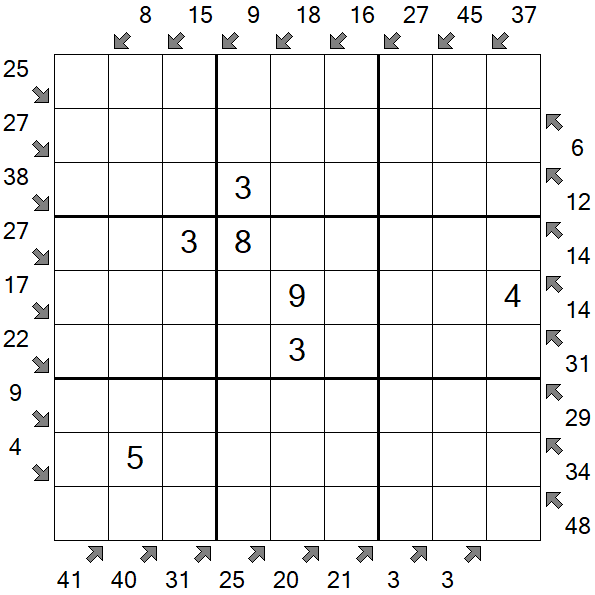Little Killer Sudoku - Medium