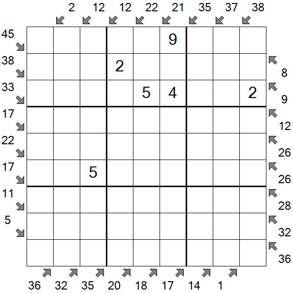 Little Killer Sudoku - Medium