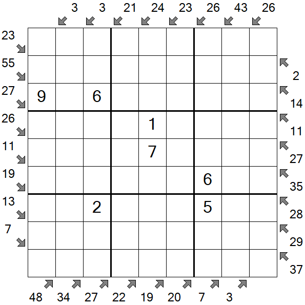 Little Killer Sudoku - Medium