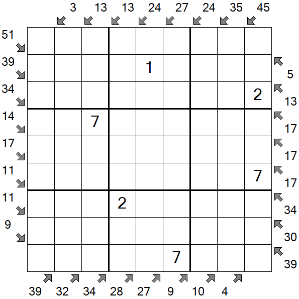 Little Killer Sudoku - Medium
