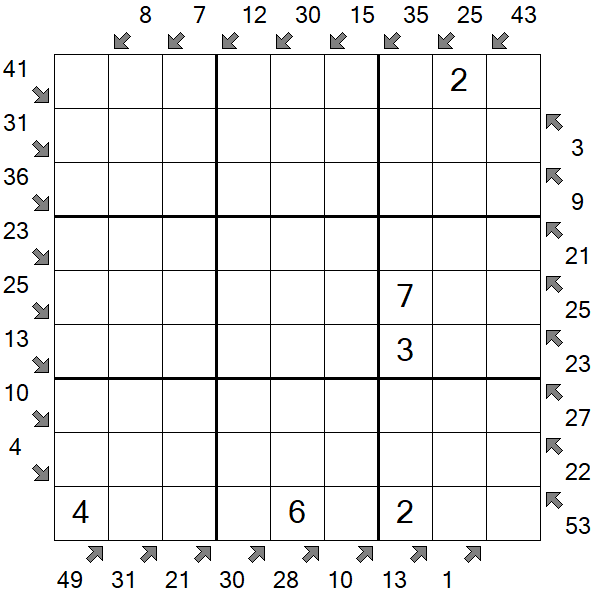 Little Killer Sudoku - Medium