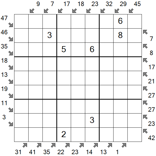 Little Killer Sudoku - Medium
