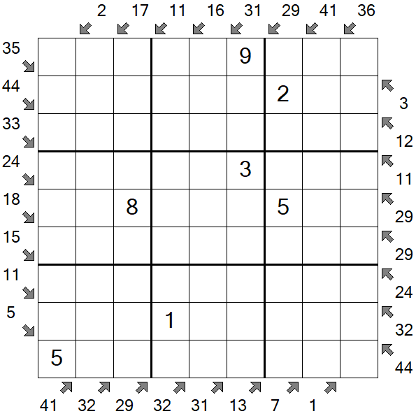 Little Killer Sudoku - Medium