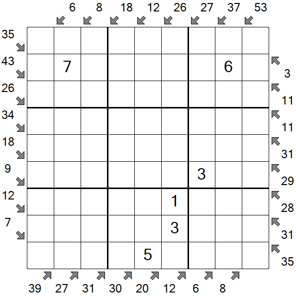 Little Killer Sudoku - Medium