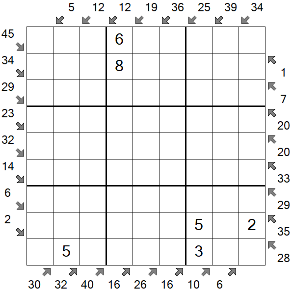 Little Killer Sudoku - Medium