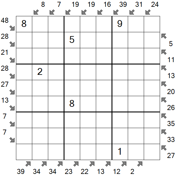 Little Killer Sudoku - Medium