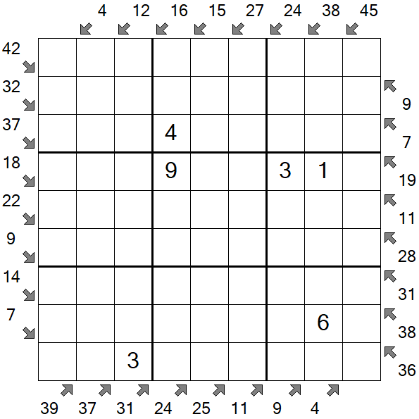Little Killer Sudoku - Medium