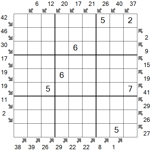 Little Killer Sudoku - Medium
