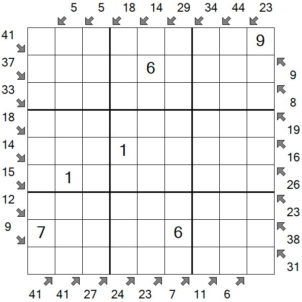 Little Killer Sudoku - Medium