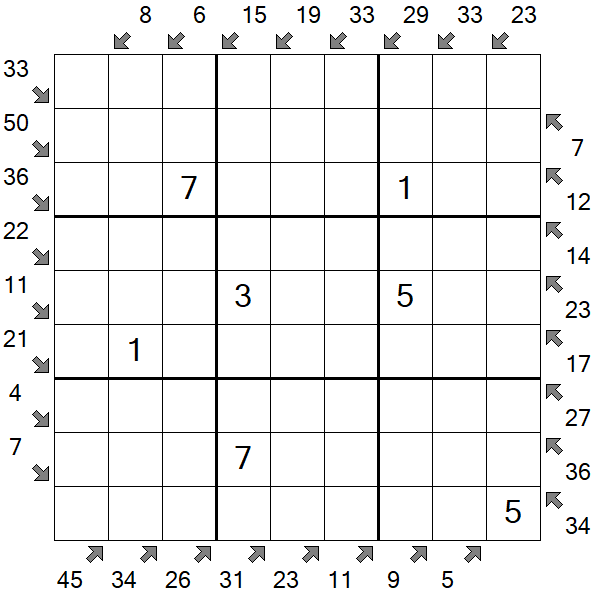 Little Killer Sudoku - Medium