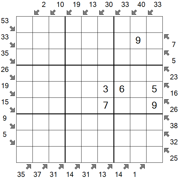 Little Killer Sudoku - Medium