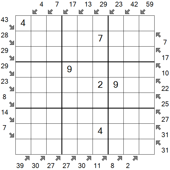 Little Killer Sudoku - Medium