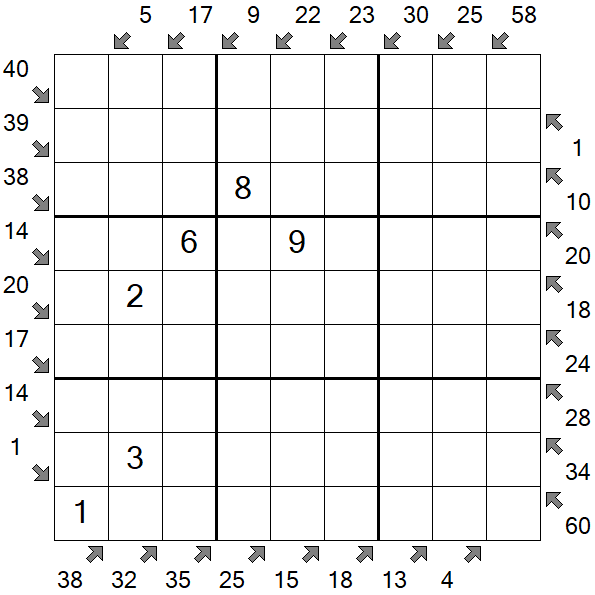 Little Killer Sudoku - Medium