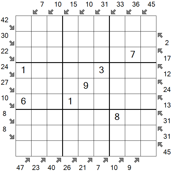 Little Killer Sudoku - Medium