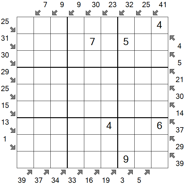 Little Killer Sudoku - Medium