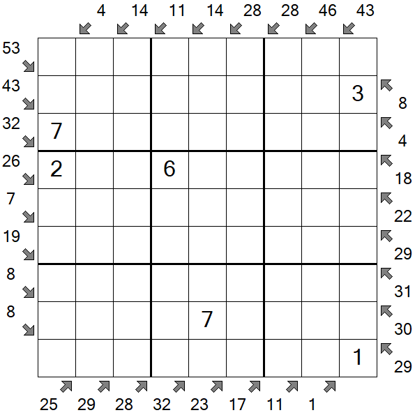 Little Killer Sudoku - Medium