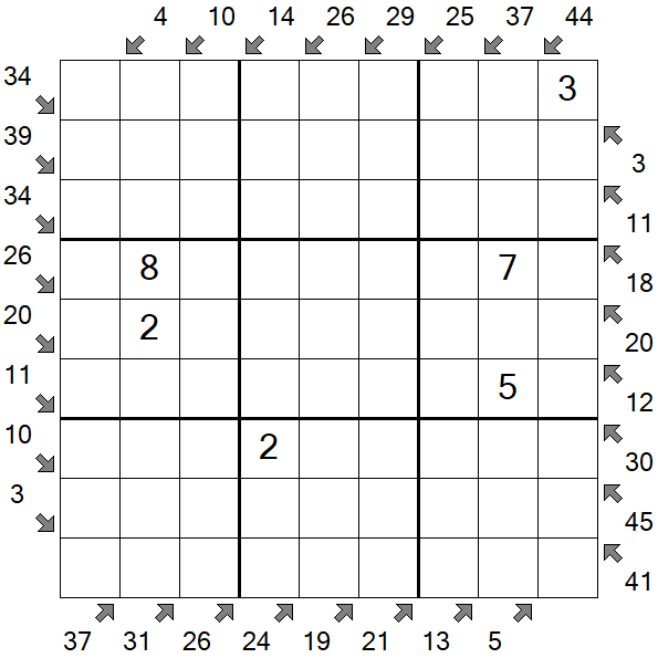 Little Killer Sudoku - Medium