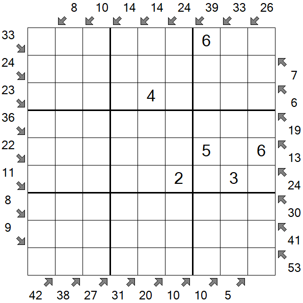 Little Killer Sudoku - Medium