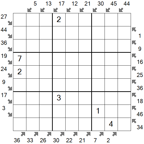 Little Killer Sudoku - Medium