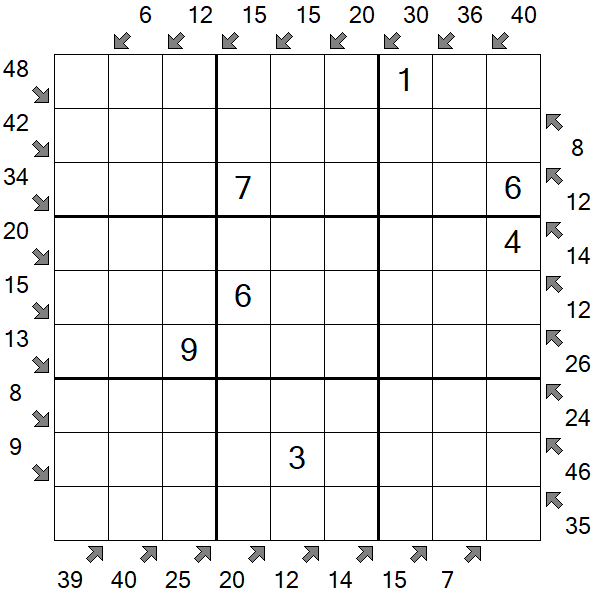Little Killer Sudoku - Medium