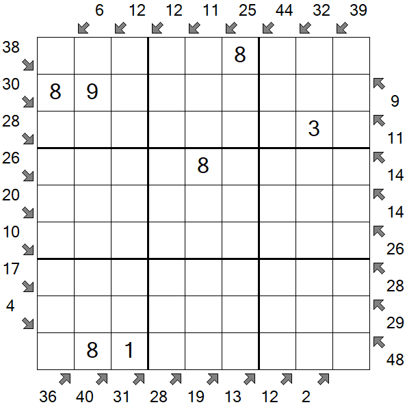 Little Killer Sudoku - Medium