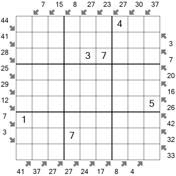 Little Killer Sudoku - Medium
