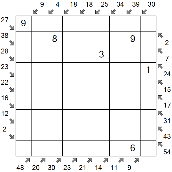Little Killer Sudoku - Medium