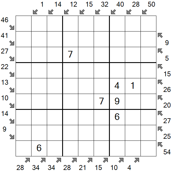 Little Killer Sudoku - Medium