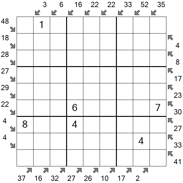 Little Killer Sudoku - Medium
