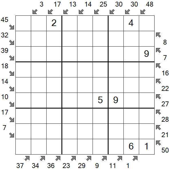 Little Killer Sudoku - Medium