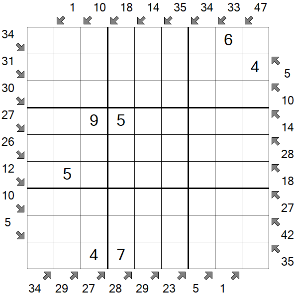 Little Killer Sudoku - Medium