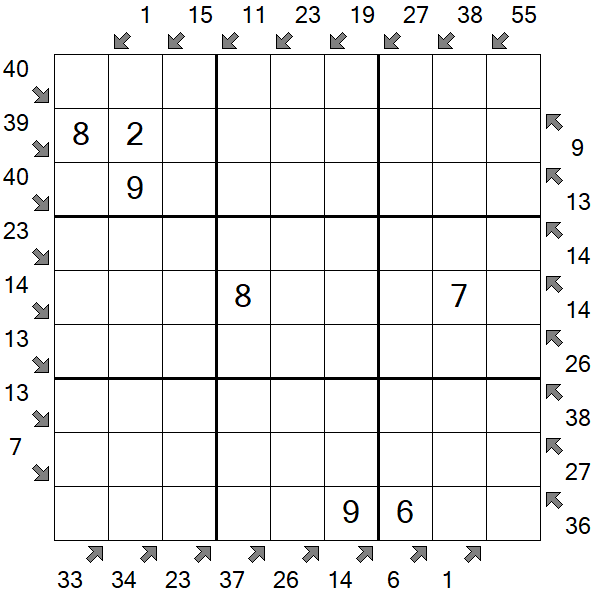 Little Killer Sudoku - Medium