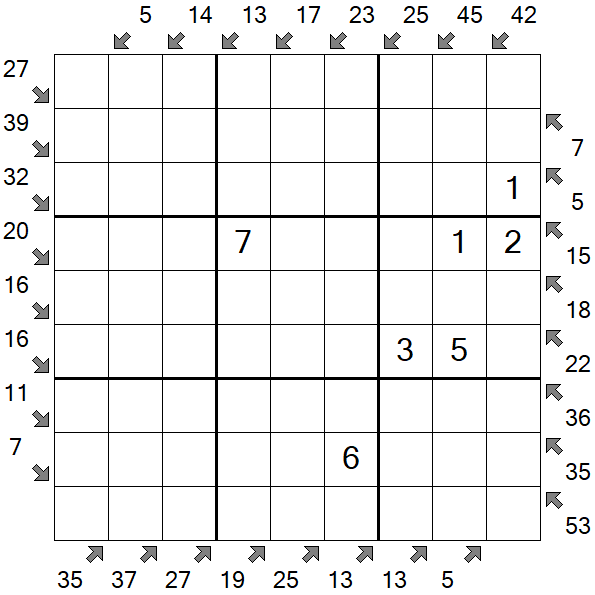 Little Killer Sudoku - Medium