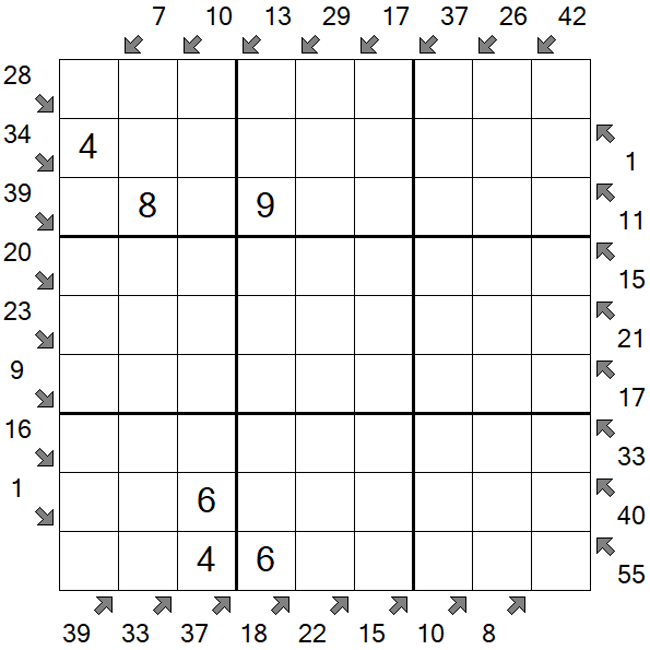 Little Killer Sudoku - Medium