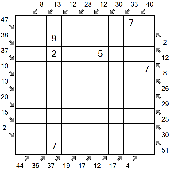 Little Killer Sudoku - Medium