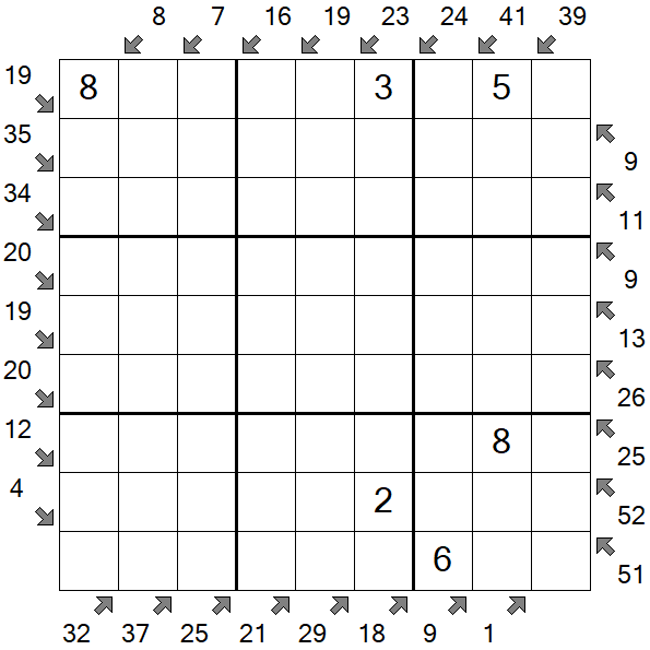 Little Killer Sudoku - Medium