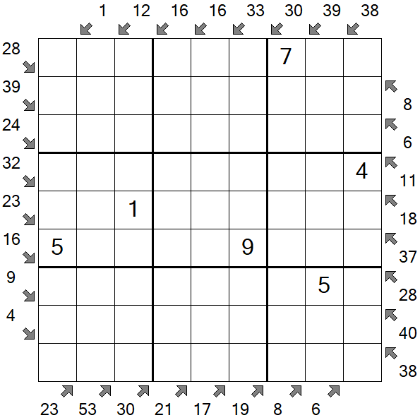 Little Killer Sudoku - Medium