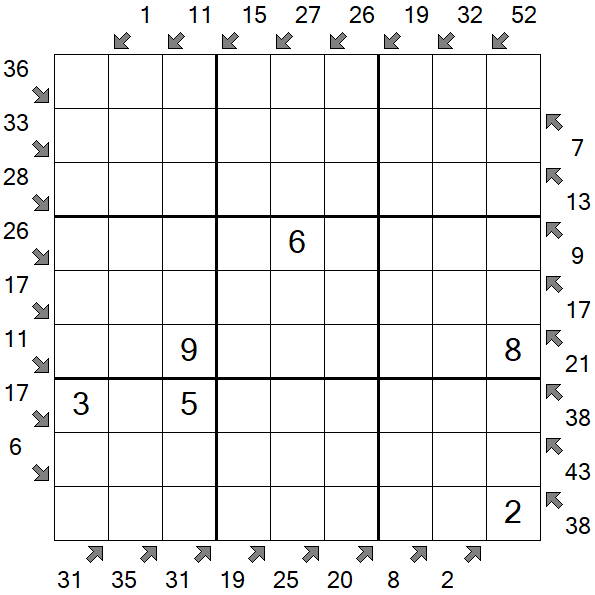 Little Killer Sudoku - Medium
