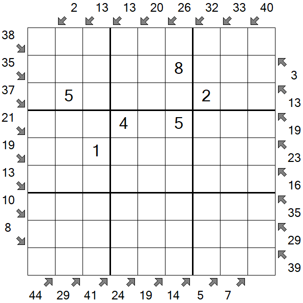Little Killer Sudoku - Medium