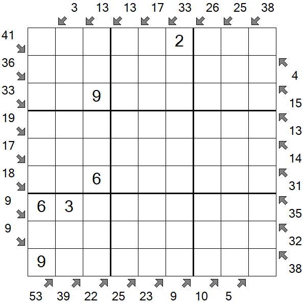 Little Killer Sudoku - Medium