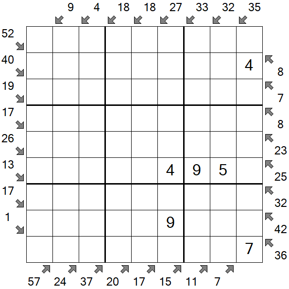 Little Killer Sudoku - Medium