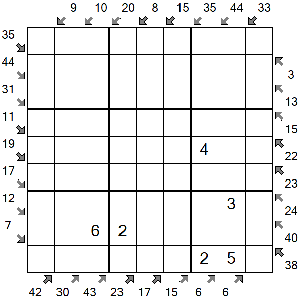 Little Killer Sudoku - Medium