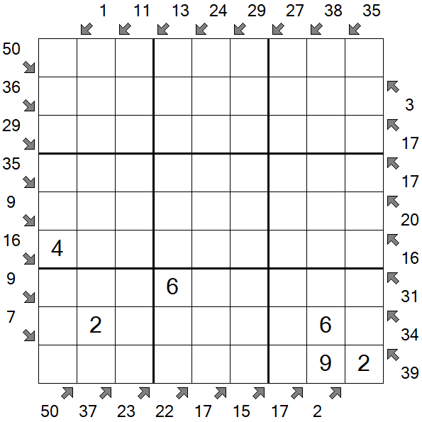 Little Killer Sudoku - Medium