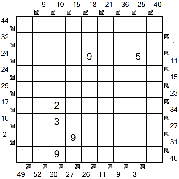 Little Killer Sudoku - Medium