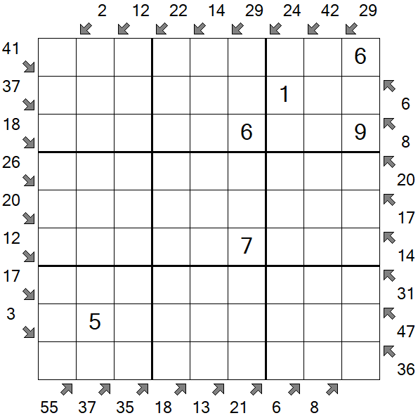 Little Killer Sudoku - Medium