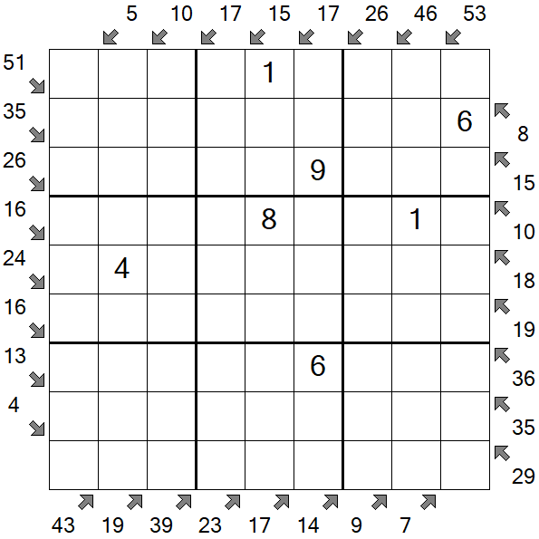 Little Killer Sudoku - Medium