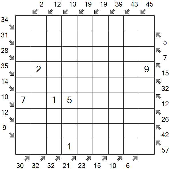 Little Killer Sudoku - Medium