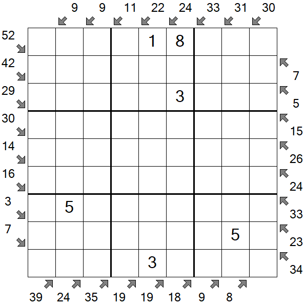 Little Killer Sudoku - Medium