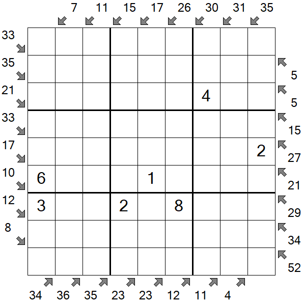 Little Killer Sudoku - Medium