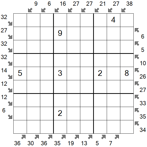 Little Killer Sudoku - Medium